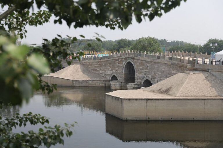 6月6日拍攝的北京永通橋。中新社