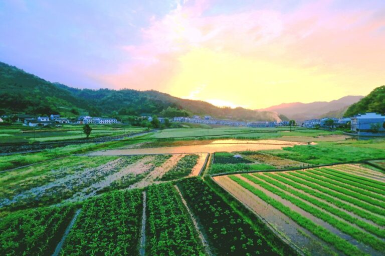 陝西安康平利縣美麗鄉村。(蔡叔涓攝)