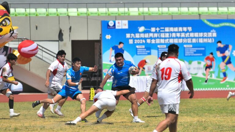 兩岸橄欖球賽 800選手共襄盛舉