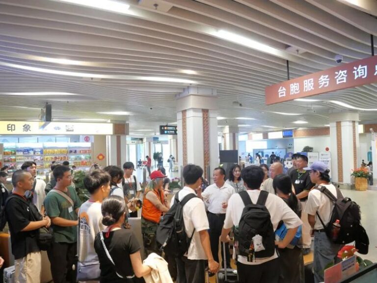 廈門五通客運碼頭到達廳（廈門湖里區台辦供圖）