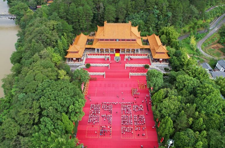 2024（甲辰）年海峽兩岸炎帝神農文化交流大會在炎陵舉行。(湖南省台辦堤供。)