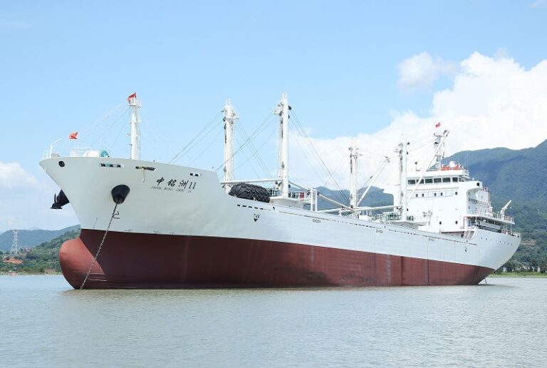 10月16日，「寧德製造」船舶中國籍「中銘洲11」遠洋冷藏運輸船即將啟航出境。