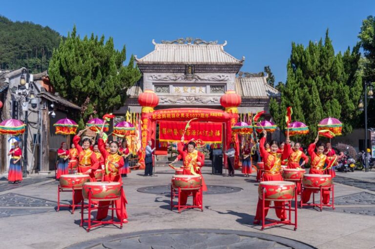 ▲媽祖羽化升天1037年紀念日，汀州天后宮隆重舉行紀念活動