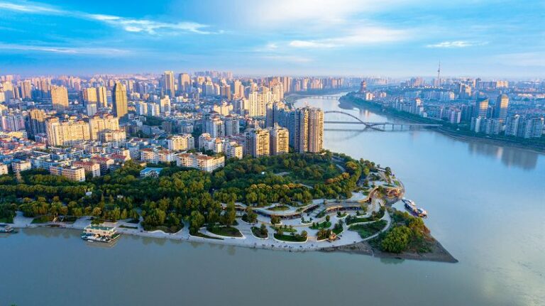 圖為如今的綿陽城區。（綿陽市委宣傳部供圖）