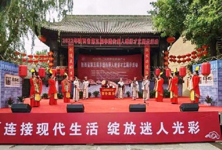 西安周至的集賢鼓樂是重要的非遺音樂文化。