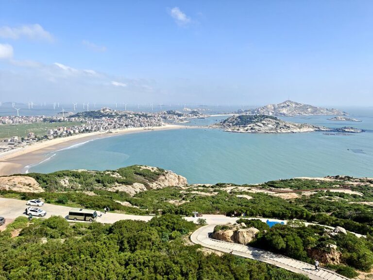 10月13日，俯瞰福建莆田秀嶼區南日島美景。