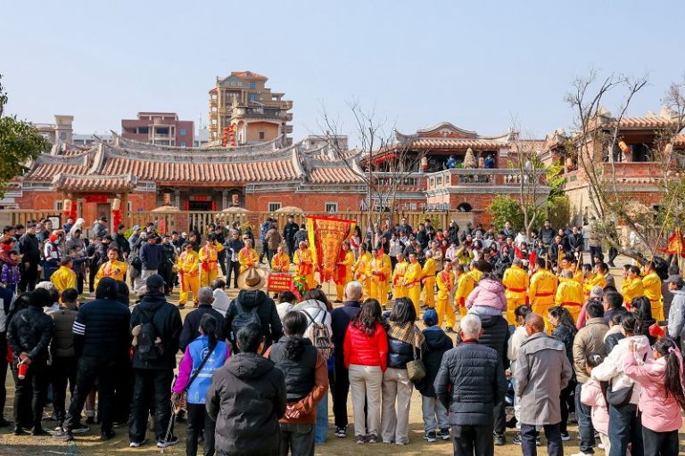 2月8日，以「逍遙遊」為主題的第五屆梧林閩南年活動吸引眾多遊客。