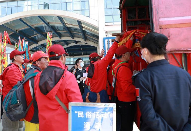 兩馬航線復航最大進香團 民俗通道助快速通關