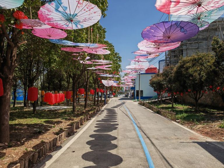 清鎮市紅楓湖鎮大衝村關口組入戶道路。