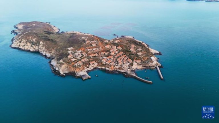 這是福建省莆田市南日鎮赤山島（無人機照片）。
