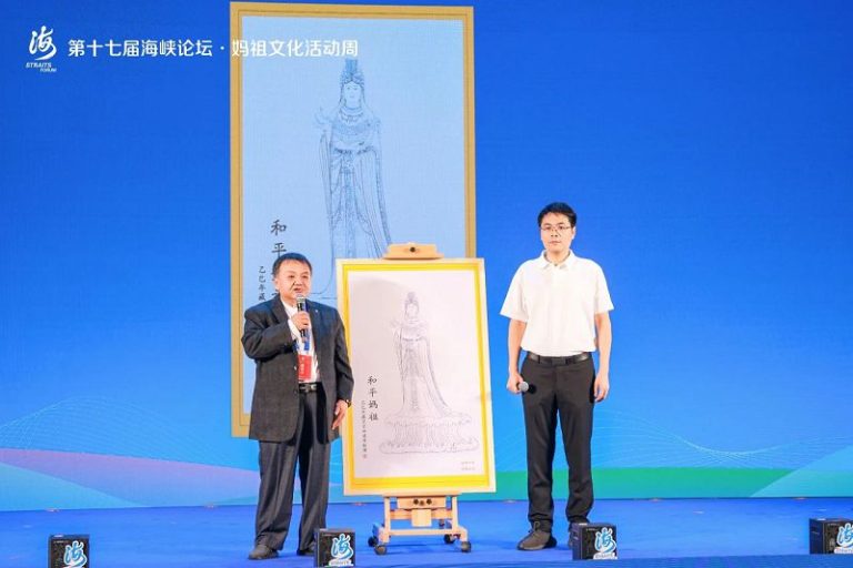 莆台工藝師同心塑媽祖