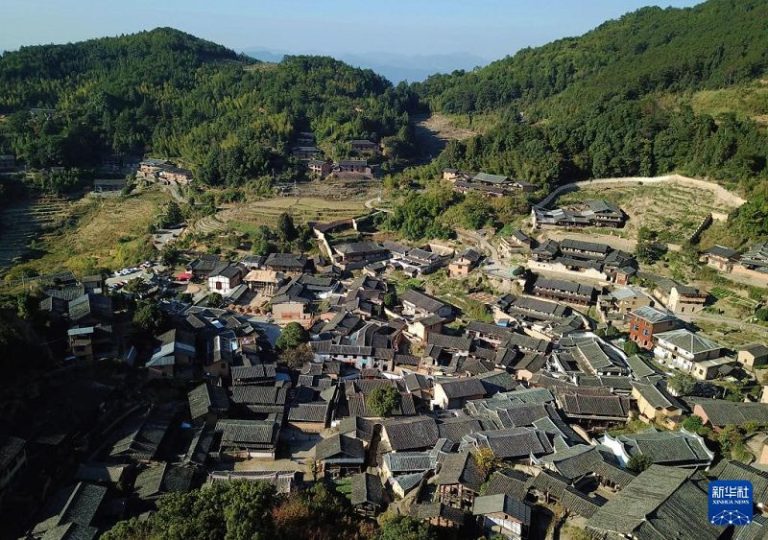 福建桂峰村 古道飄來舊茶香，古村曬出新「風光」