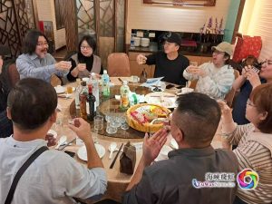 蘇允愷在台灣過春節時的聚會