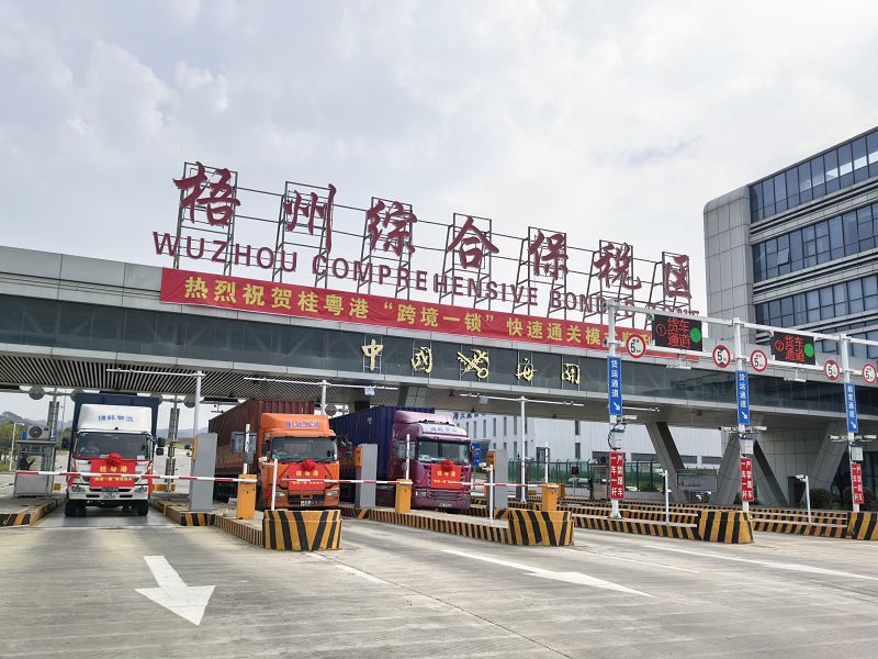 3月25日，桂粵港「跨境一鎖」快速通關模式啟動。