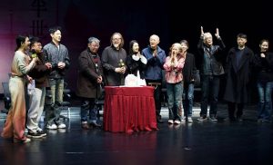 3月3日，劇作家賴聲川與多代演員齊聚位於上海的上劇場，慶祝《暗戀桃花源》「40歲」生日。