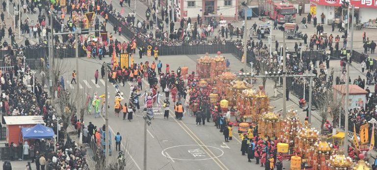 4日，傳承600餘年的中國國家級非物質文化遺產代表性項目媽祖祭典（葛沽寶輦會）在天津市津南區葛沽鎮上演。