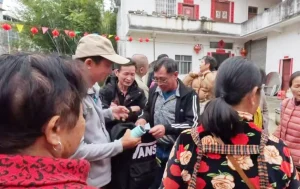 台胞與家鄉親人見面現場