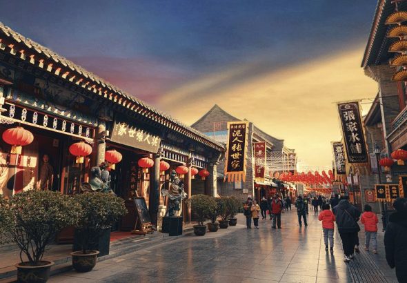 位於古文化街的泥人張世家店舖