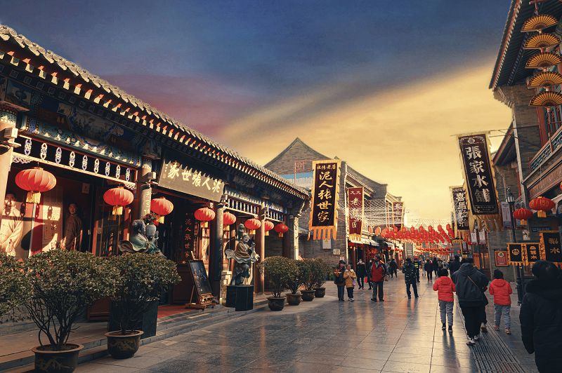 位於古文化街的泥人張世家店舖