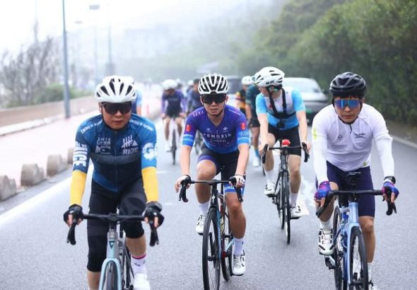 騎游活動現場。