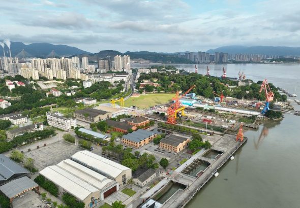 2026年7月21日7月18日在福州馬尾拍攝的中國船政文化園（無人機照片）。