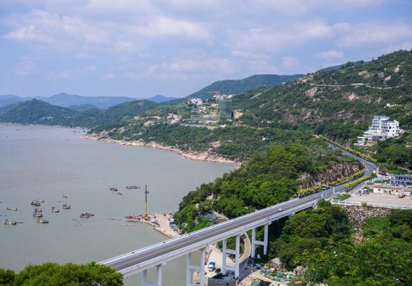 9月15日，福建寧德霞浦縣三沙鎮東壁村的海景風光。