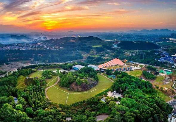 圖為銅綠山國家考古遺址公園。