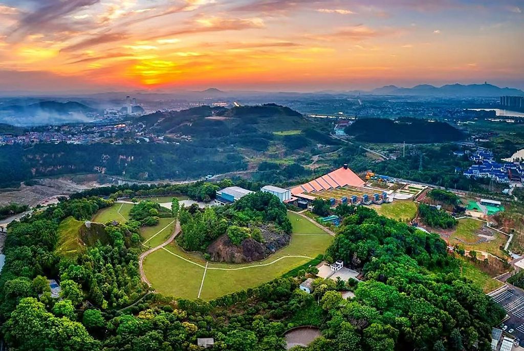 圖為銅綠山國家考古遺址公園。